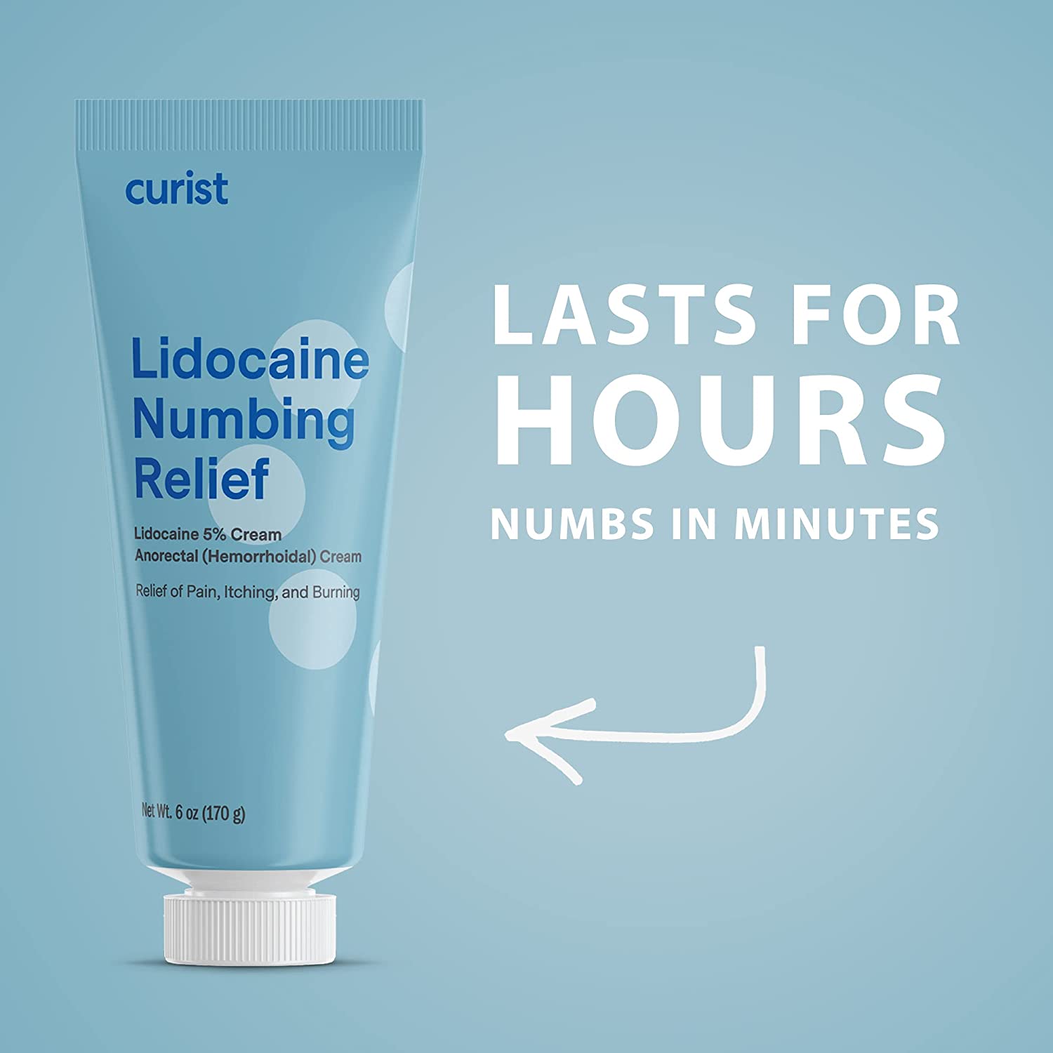 Curist - Lidocaine Numbing 5% (OTC) Numbing Cream - 6oz / 170g - Image 5