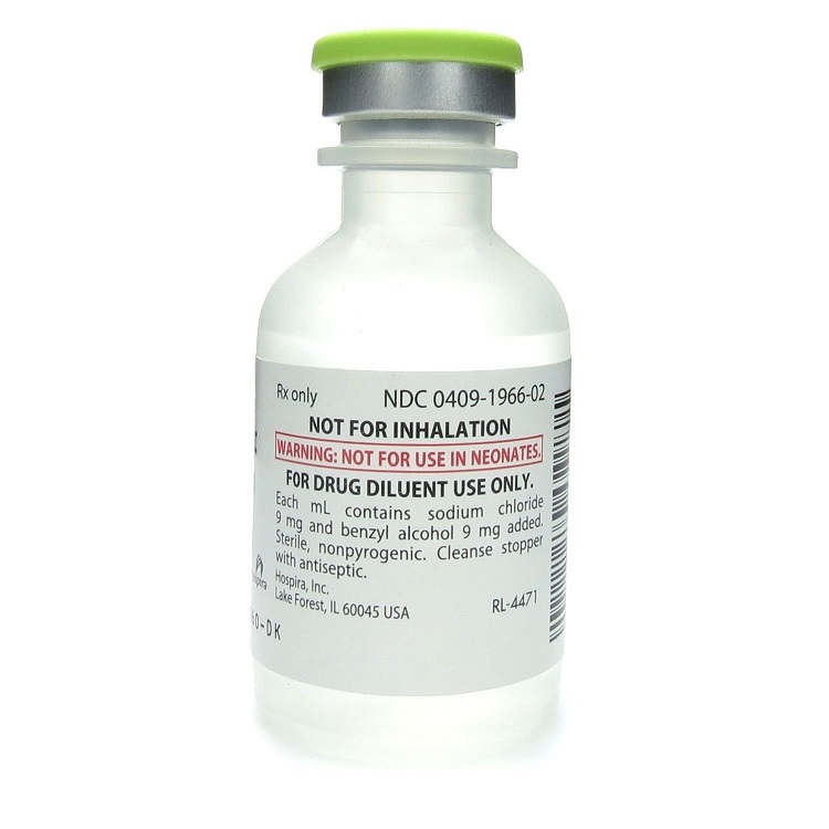 Sodium Chloride 0.9%, Bacteriostatic, Plastic, 9mg/ml, MDV - 30ml Vial - Image 2