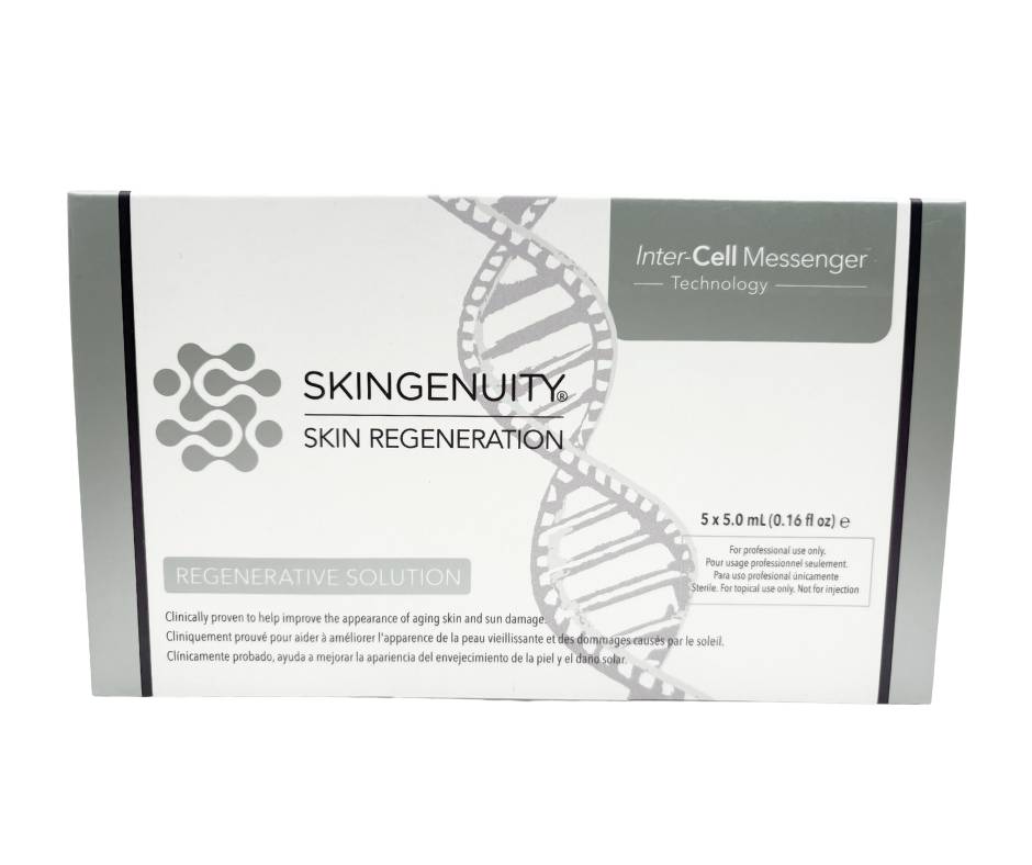 Skingenuity - Skin Regenerative Solution - Skin Rejuvenation, (Sterile / Injectable) PDGF - 5ml Vials (5 Vials) - Professional Use - Image 2