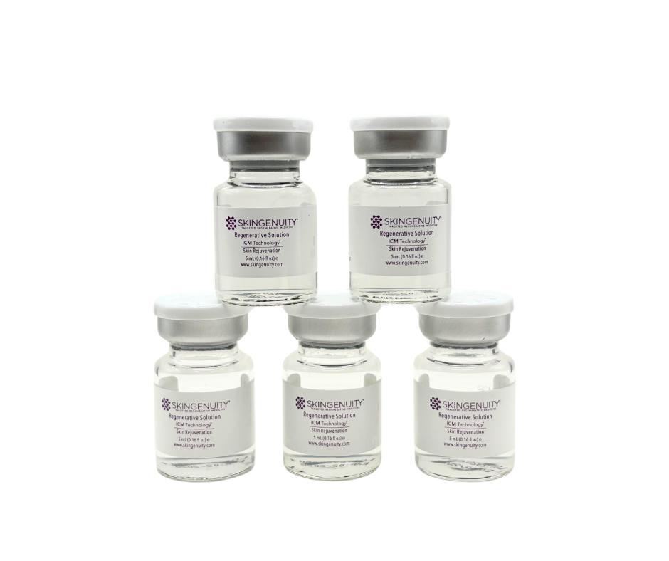 Skingenuity - Skin Regenerative Solution - Skin Rejuvenation, (Sterile / Injectable) PDGF - 5ml Vials (5 Vials) - Professional Use - Image 4
