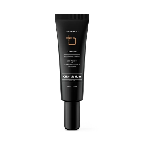 DermExcel - Dermatint, Lightweight Foundation Sunscreen, Color Olive-Medium, 50ml