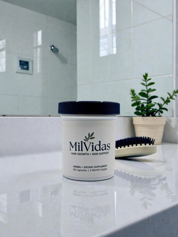 MilVidas™ - Hair Growth + Skin Support Supplement - 90 Capsules | 3 Month Supply - Image 4