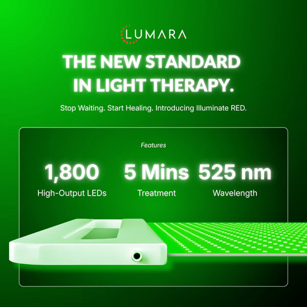 Lumara - Illuminate Green - LED - Green Light Therapy Panel - Image 7
